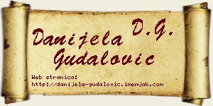 Danijela Gudalović vizit kartica